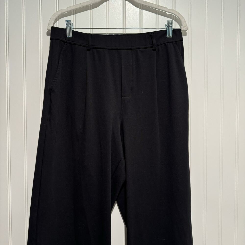 Halara Black Day Stretch High Waisted Straight Leg Work Pants Size Large - Picture 3 of 6